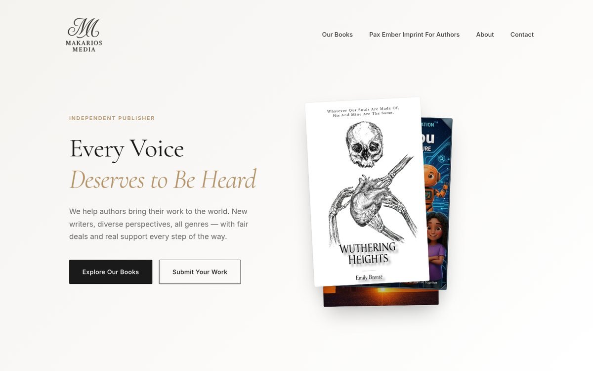Home page of Makarios Media